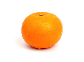 Orange fruit isolated on white.                           