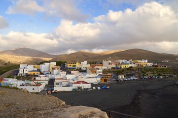 village on the coast