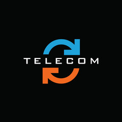 Telecom logo and text