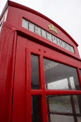 Obraz premium Village telephone box