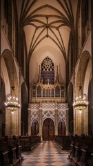 Wnętrze Bazyliki Dominikanów pw. Świętej Trójcy w Krakowie © Michal45