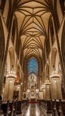 Wnętrze Bazyliki Dominikanów pw. Świętej Trójcy w Krakowie © Michal45