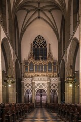 Wnętrze Bazyliki Dominikanów pw. Świętej Trójcy w Krakowie © Michal45