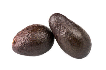 Avocado isolated on white background. Avocado close-up.