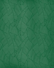 Green floral background