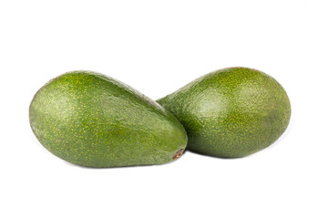 Avocado isolated on white background. Avocado close-up.