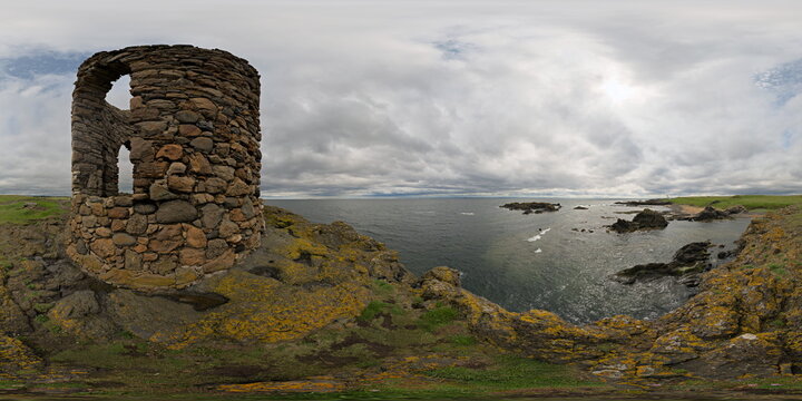 View from Lady Anstruther's Tower, Elie