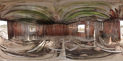 Cabin near Six Shooter Pass (interior)