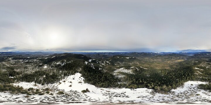 Camel Hump (3105'/946m) summit (aerial)