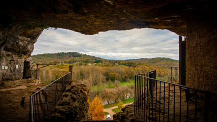 View on a valley in Perigord from a cave © Dan Tiégo