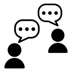 Message Flat Icon Isolated On White Background