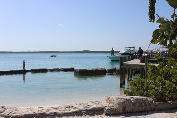 Fototapeta premium Caribbean Pier and Harbor