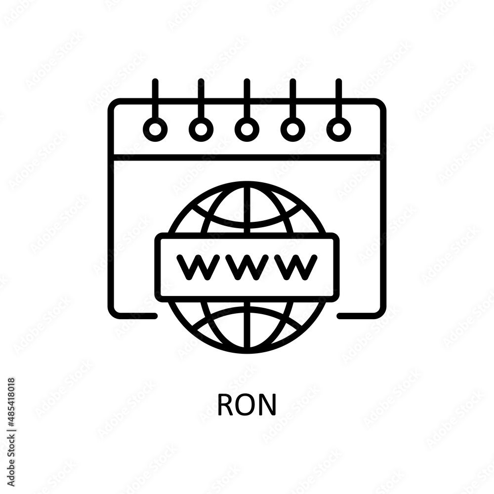 Poster ron vector outline icons for your digital or print projects.