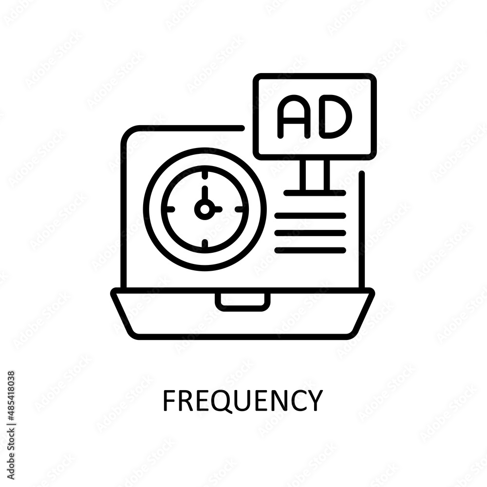 Aufkleber frequency vector outline icons for your digital or print projects.