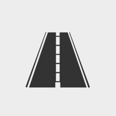 Highway vector icon illustration sign 