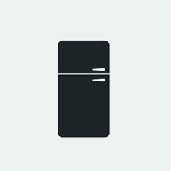 Refrigerator vector icon