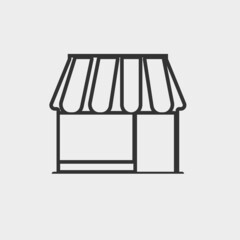 Cafe vector icon illustration sign 