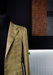 Male suit in stripe