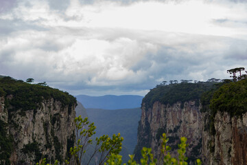 Canyon in Serra Gaúcha in Rio Grande do Sul