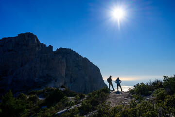 Randonneurs contemplatifs