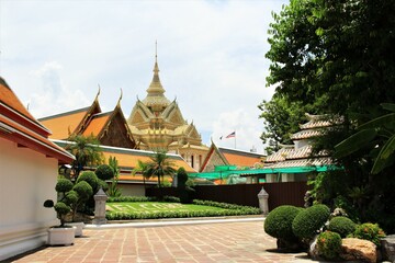 Wat pho or Wat Phra Chettuphon Wimon Mangkhalaram Ratchaworamahawihan temple in Bangkok Thailand....