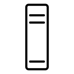 Office Folder Flat Icon Isolated On White Background