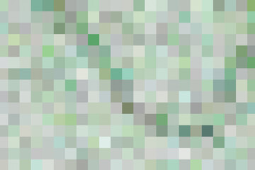 Pale grey, green and turquoise pixel web backdrop
