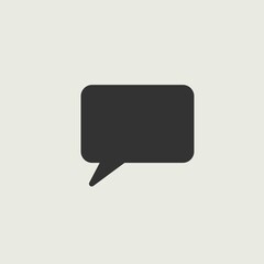 chat bubble vector icon illustration sign  