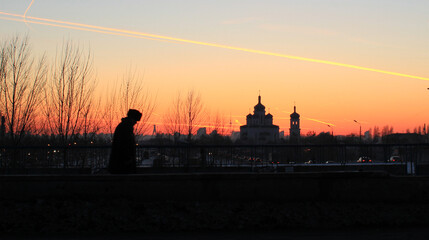 Close sky above Ukraine
