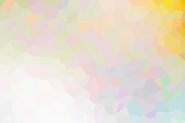 Pale varicoloured mosaic decoration for background and poster