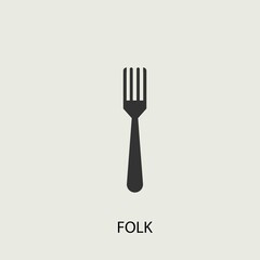 fork and spoon vector icon illustration sign 