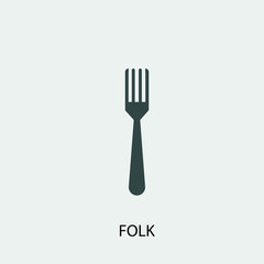 fork and spoon vector icon illustration sign 