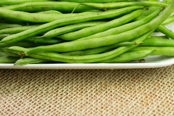 pod part in a white bowl on a table