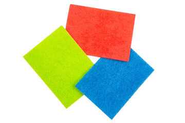 colored samples of felt material. industrial textile industry. background texture