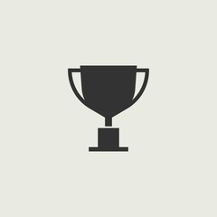 trophy vector icon illustration sign 