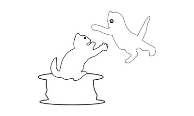 Hand drawn squirrel zentangle style for coloring book,tattoo,t shirt design,logo
