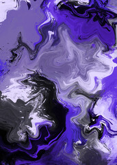 random purple ink painting background with melting effect