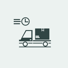 express delivery vector icon illustration sign 