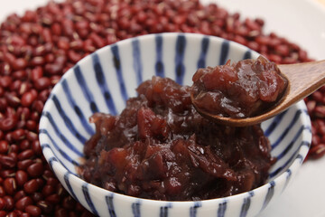 餡と小豆