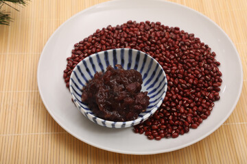 餡と小豆