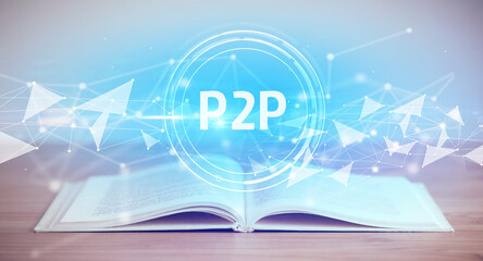 Open book with abbreviation