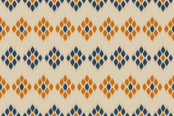 Ethnic ikat seamless pattern. Mexican striped style. Native traditional. Design for background, wallpaper, vector illustration, fabric, clothing, batik, carpet, embroidery.