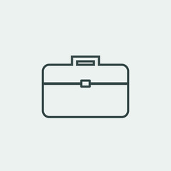 briefcase vector icon illustration sign