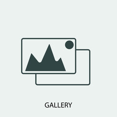 photo vector icon illustration sign