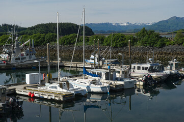Fishing boats;  St Paul Harbor;  Kodiak, Alaska