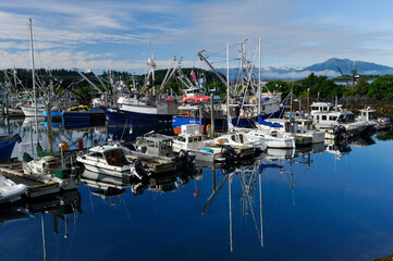 Fishing boats;  St Paul Harbor;  Kodiak, Alaska