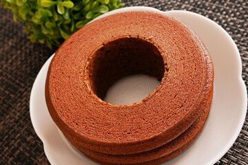 チョコレート味のバームクーヘン