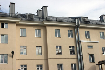 facade of an apartment building