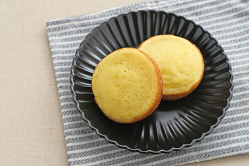 Bika Ambon (Tapioca sponge cake), Indonesian traditional snack. Selected focus.
