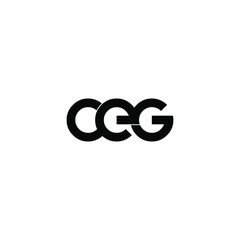 ceg letter original monogram logo design